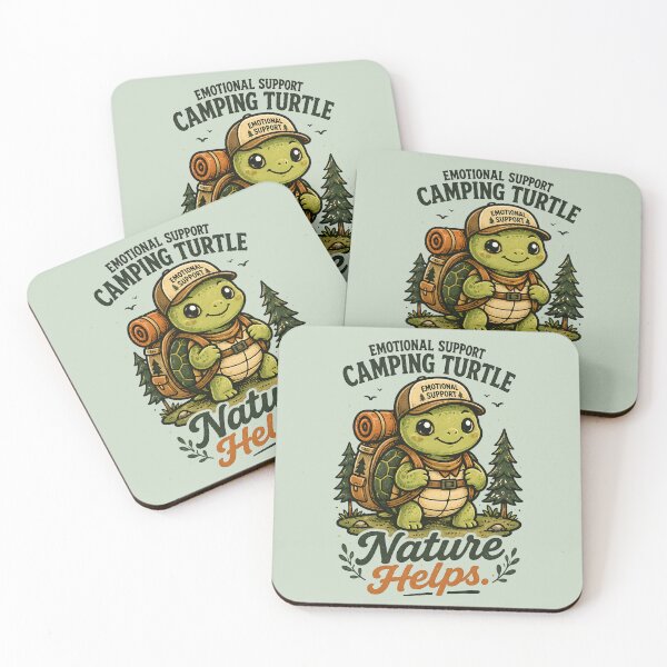 Item preview, Emotional Support Camping Turtle Nature Helps Shirt, Cute Turtle Camper Graphic Tee, National Camping Month Gift, Nature Lover Turtle Quote. designed and sold by  Artistry in Motion by MADsrecreation.