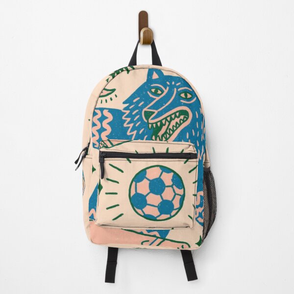 Item preview, “Lunar Dribble & The Wolf Who Accidentally Invented Soccer Magic” designed and sold by Print Fiction.