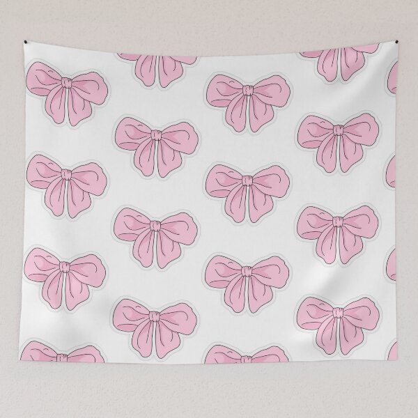 Item preview, Cute Pink Bow Coquette Aesthetic Sticker designed and sold by Khatumeye.