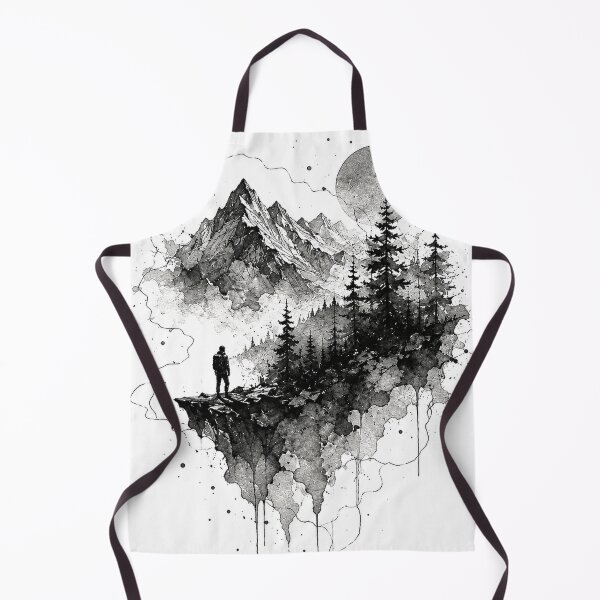 Item preview, Mountain Solitude | Minimal Nature Art | Art by Nature Collection designed and sold by naturalsurvival.