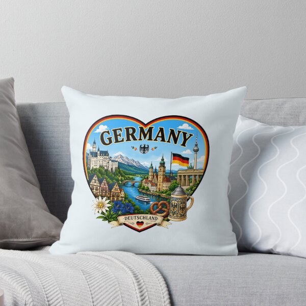 Item preview, Germany Heart Shape Design designed and sold by Myra365Art.