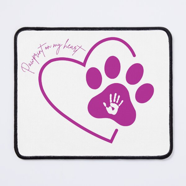 Item preview, Pawprint heart designed and sold by E.C.Creations.