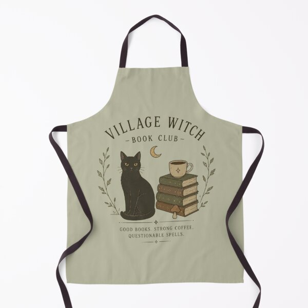 Item preview, Village Witch Book Club – Cozy Witchy Reader Cottagecore Design designed and sold by Moonwoven Studio.