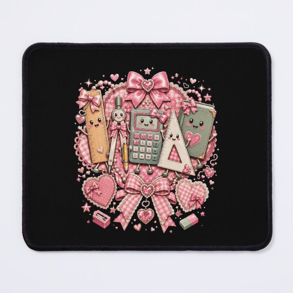 Item preview, Cute Pink School Supplies Aesthetic – Kawaii Student designed and sold by THREE LITTLE BEANS.