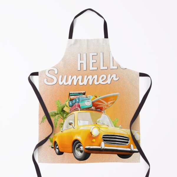 Item preview, Hello Summer Retro Beach Car Vacation Surf Sunshine Vibes designed and sold by SDFsignature.