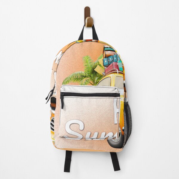 Item preview, Hello Summer Retro Beach Car Vacation Surf Sunshine Vibes designed and sold by SDFsignature.