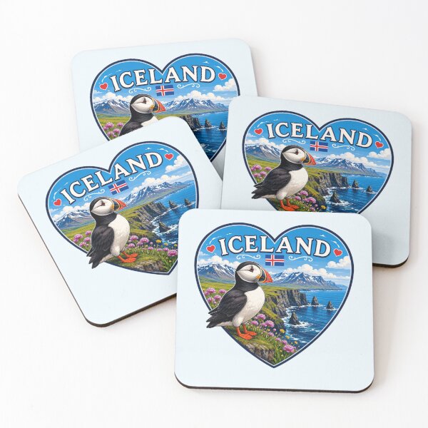 Item preview, Iceland Heart Shape Design designed and sold by Myra365Art.