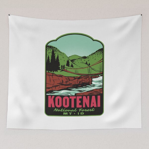 Item preview, Kootenai National Forest Montana Retro designed and sold by HalpinDesign.