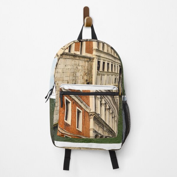 Item preview, Gondolas floating on canal towards Bridge of Sighs in Venice, Ponte dei Sospiri, Italy designed and sold by goceris.