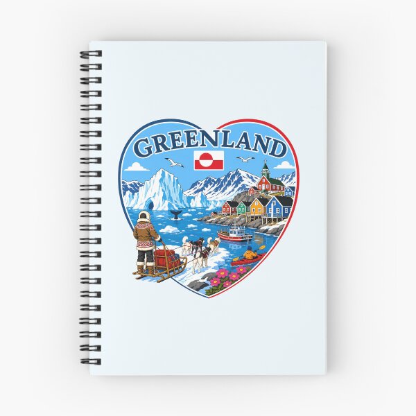 Item preview, Greenland Heart Shape Design designed and sold by Myra365Art.