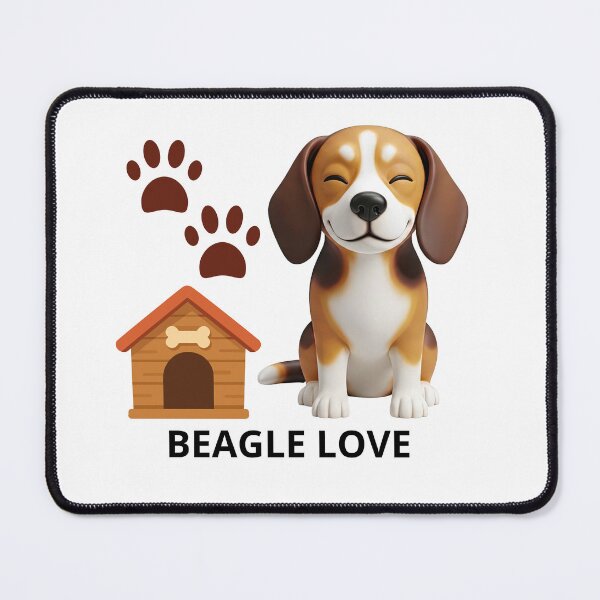 Item preview, Happy Beagle Love-Cute Dog Art designed and sold by DidiDesignShop.