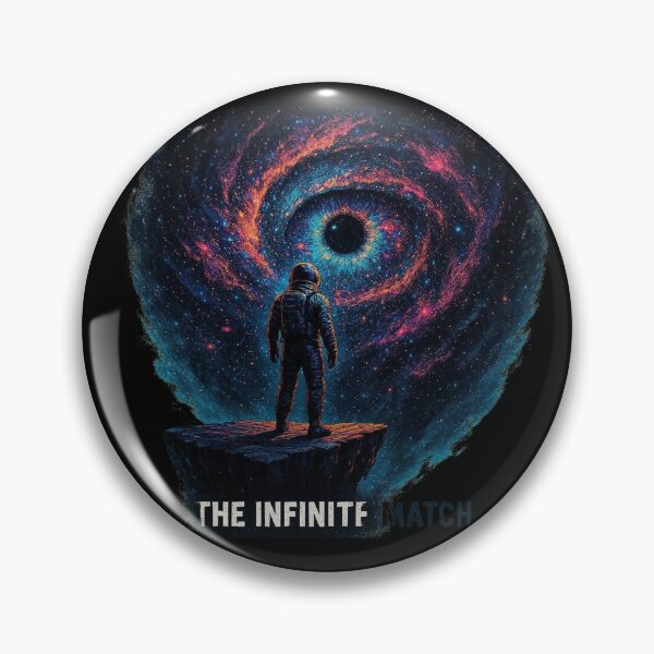 Item preview, The Infinite Match - Glowing Cosmic Eye designed and sold by AcosDesign.