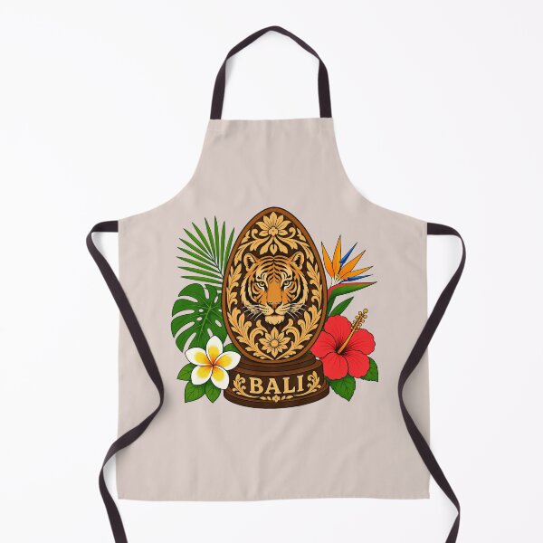 Item preview, Bali Wooden Tiger Egg designed and sold by Myra365Art.