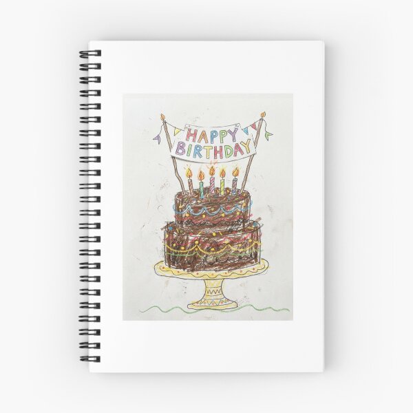 Item preview, Chocolate Birthday Cake gift cute crayon party celebration children kids designed and sold by CheeseBlueprint.