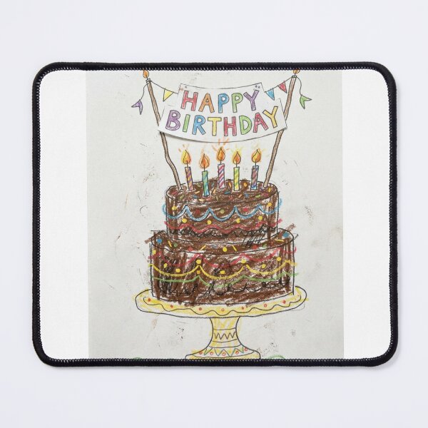 Item preview, Chocolate Birthday Cake gift cute crayon party celebration children kids designed and sold by CheeseBlueprint.