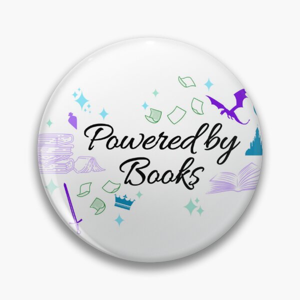 Item preview, Powered by Fantasy Books | Dragon Reader Sticker | Fantasy Book Lover | Color designed and sold by MoonSpellStudio.