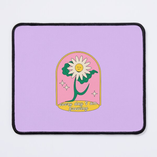 Item preview, I am growing every day - Retro Floral Affirmation / Manifestation  designed and sold by Mypixieart.