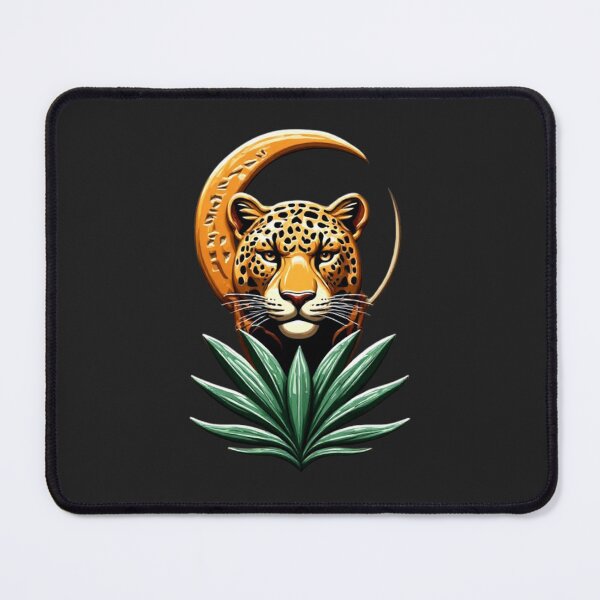 Item preview, Jaguar with Moon & Agave | Elysium Echoes Wild Icon designed and sold by Shift-Bloom.