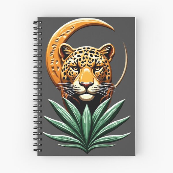 Item preview, Jaguar with Moon & Agave | Elysium Echoes Wild Icon designed and sold by Shift-Bloom.