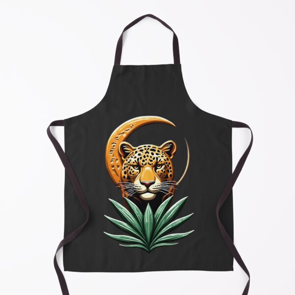 Item preview, Jaguar with Moon & Agave | Elysium Echoes Wild Icon designed and sold by Shift-Bloom.