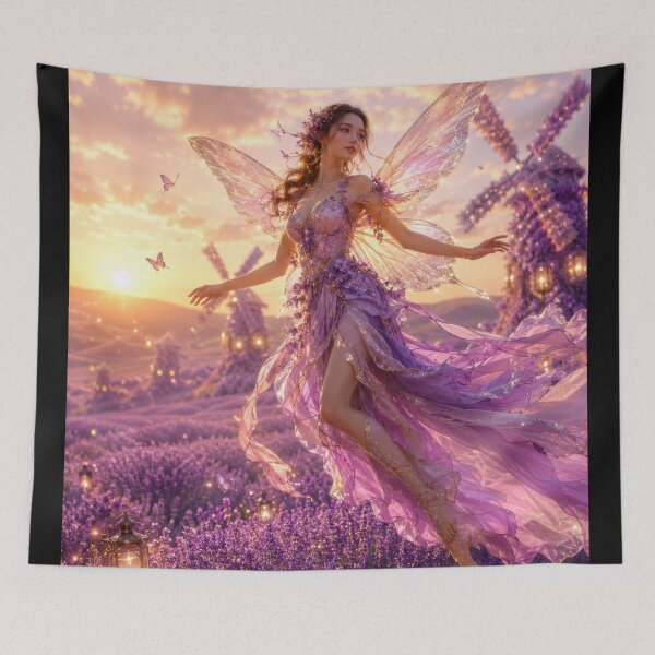 Item preview, Lavender Field Fairy designed and sold by jgvisualarts.