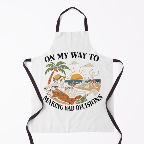 Item preview, On My Way To Making Bad Decisions Funny Beach Skeleton designed and sold by haitrieuic96.