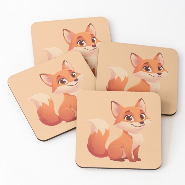 Item preview, Cute Cartoon Baby Fox Adorable Woodland Animal Art designed and sold by SolutionsArt.