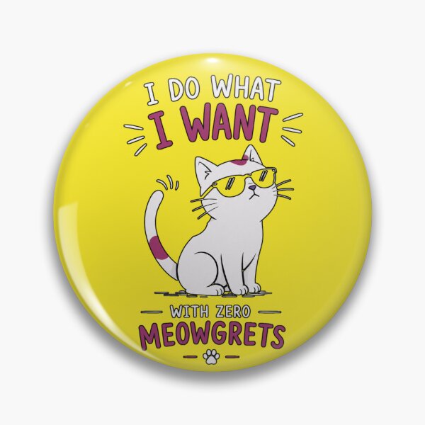 Item preview,  Cool Cat "I Do What I Want" Collection – Funny Cat Lover Gift | Minimal Modern Design designed and sold by CallisC-Arts.