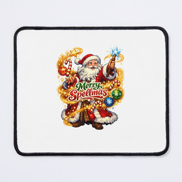 Item preview, Merry Spellmas Santa Wizard Magic Christmas designed and sold by DesignsCreative.