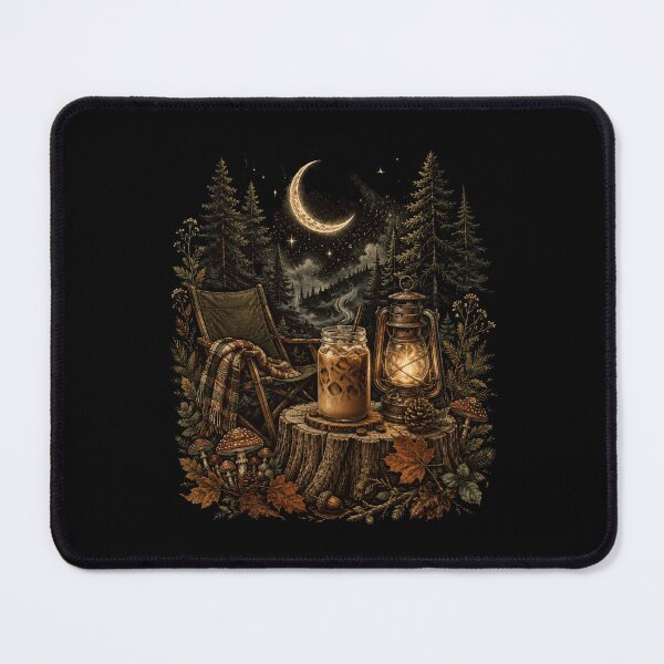 Item preview, Cozy Woodland Camping Night – Rustic Forest Adventure designed and sold by THREE LITTLE BEANS.