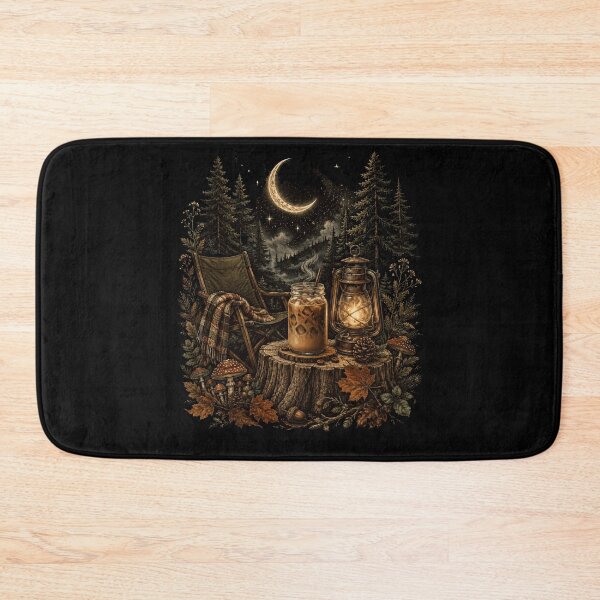 Item preview, Cozy Woodland Camping Night – Rustic Forest Adventure designed and sold by THREE LITTLE BEANS.