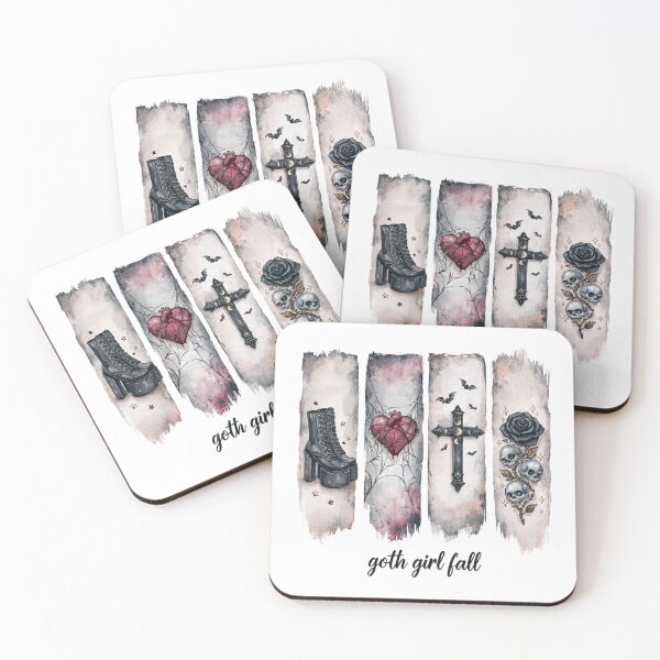 Item preview, Goth Girl Fall | Dark Pastel Gothic Aesthetic | Stickers & Apparel designed and sold by Anastasiia Yurevych.