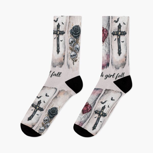 Item preview, Goth Girl Fall | Dark Pastel Gothic Aesthetic | Stickers & Apparel designed and sold by Anastasiia Yurevych.