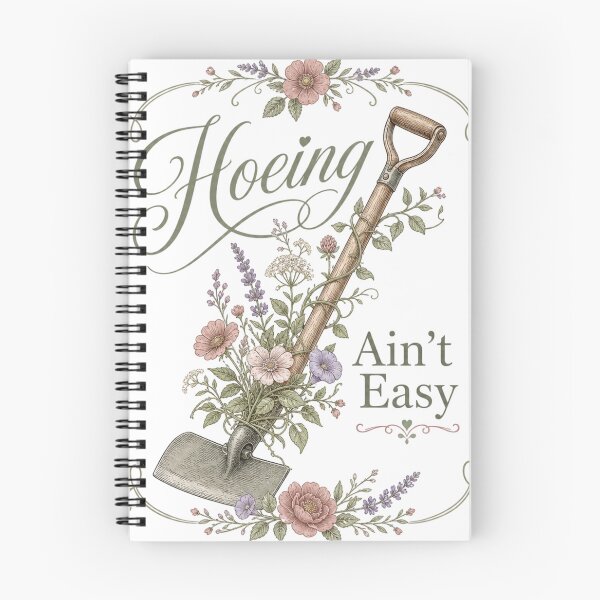 Item preview, Hoeing Ain't Easy | Funny Gardening Quote T-Shirt for Garden Lovers designed and sold by rushaib.