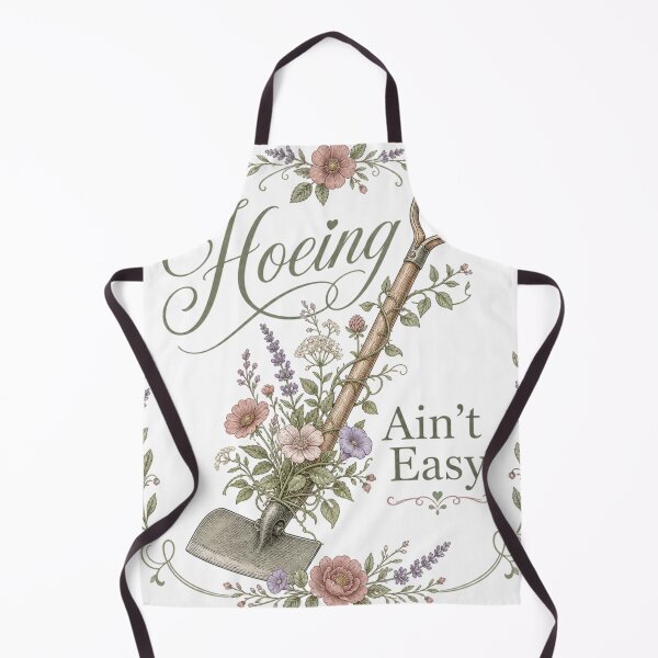 Item preview, Hoeing Ain't Easy | Funny Gardening Quote T-Shirt for Garden Lovers designed and sold by rushaib.