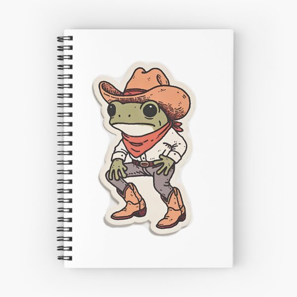 Item preview, Cute Cowboy Frog Vintage Western Sticker designed and sold by Shree shyam khatu ji.