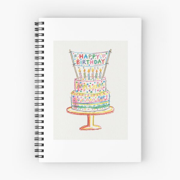 Item preview, Birthday Cake gift cute crayon party celebration children kids designed and sold by CheeseBlueprint.
