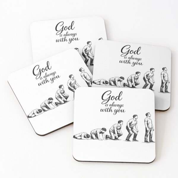 Item preview, God Is Always With You | Rise Again Motivational Christian Design designed and sold by HMMarketART.