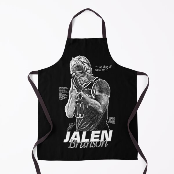 Item preview, Jalen Brunson, Basketball, Sports, NBA, Black and White designed and sold by BigBossHideout.