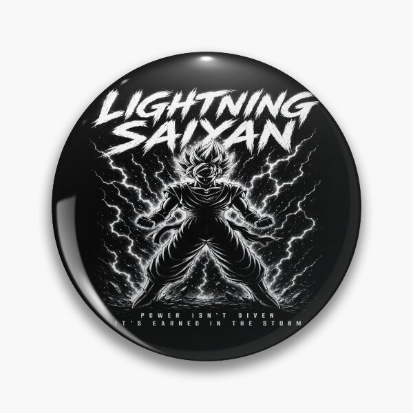 Item preview, Lightning Saiyan - Goku Lightning Storm | DBZ Epic aesthetic Design designed and sold by Trinidesigns123.