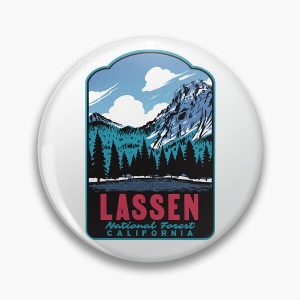 Item preview, Lassen National Forest California Retro designed and sold by HalpinDesign.