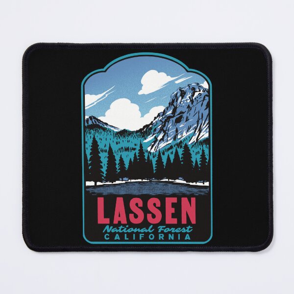 Item preview, Lassen National Forest California Retro designed and sold by HalpinDesign.