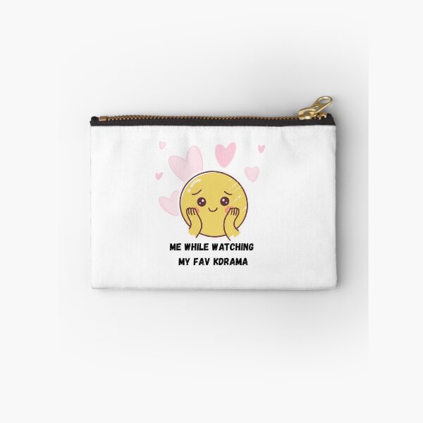 Item preview, Me While Watching My Fav Kdrama Cute Aesthetic Meme designed and sold by Kidix Arts.