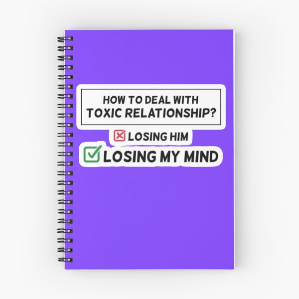Item preview, How To Deal With Toxic Relationship Funny Meme - Losing My Mind Sticker designed and sold by Scro-Ciob-Shop.