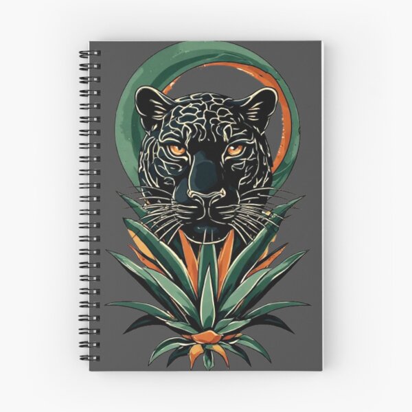 Item preview, Black Jaguar with Moon & Agave | Elysium Echoes Wild Icon designed and sold by Shift-Bloom.
