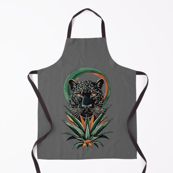 Item preview, Black Jaguar with Moon & Agave | Elysium Echoes Wild Icon designed and sold by Shift-Bloom.