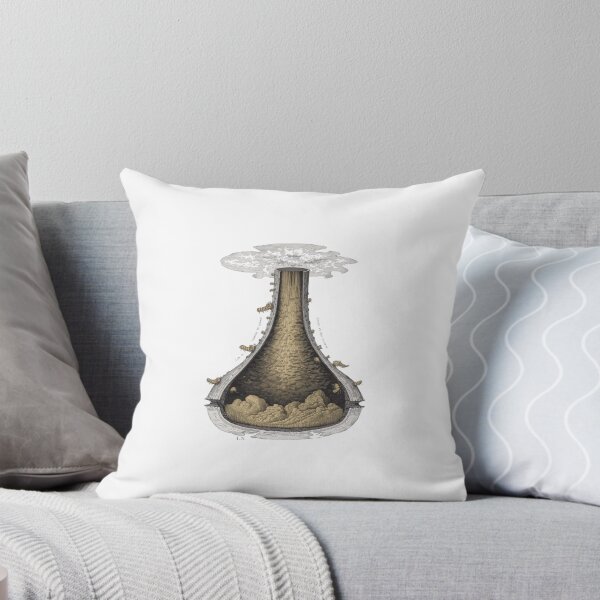 Item preview, Vintage Biological Erlenmeyer Flask Microcosmos Illustration designed and sold by ByKayaPrints.