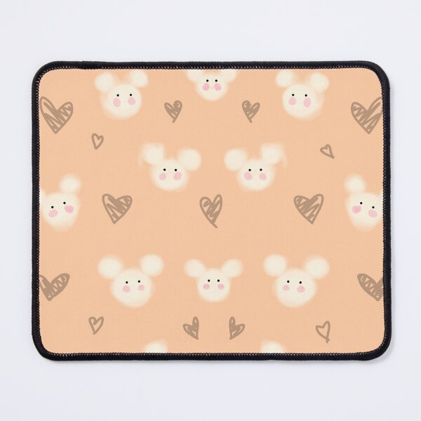 Item preview, Cute pastel cozy bear and heart pattern designed and sold by CozySissi.