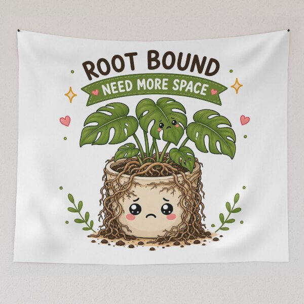 Item preview, Need More Space | Funny Root Bound Monstera Sticker | Plant Parent Gift designed and sold by Peace-of-mind.