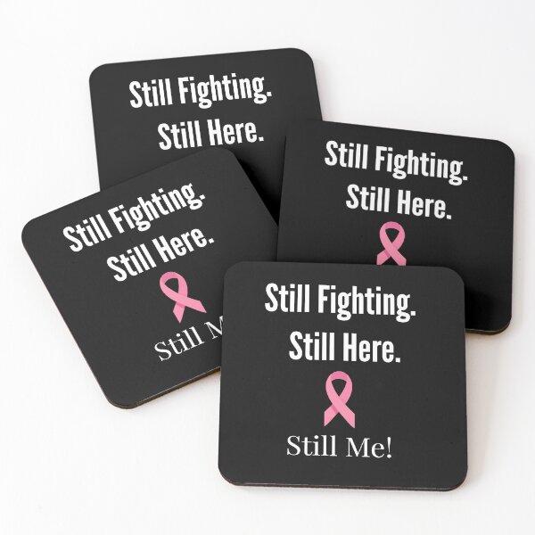 Item preview, Still Fighting Still Here Still Me |Breast Cancer Awareness Survivor Warrior Pink Ribbon Gift designed and sold by Tws-Tees.